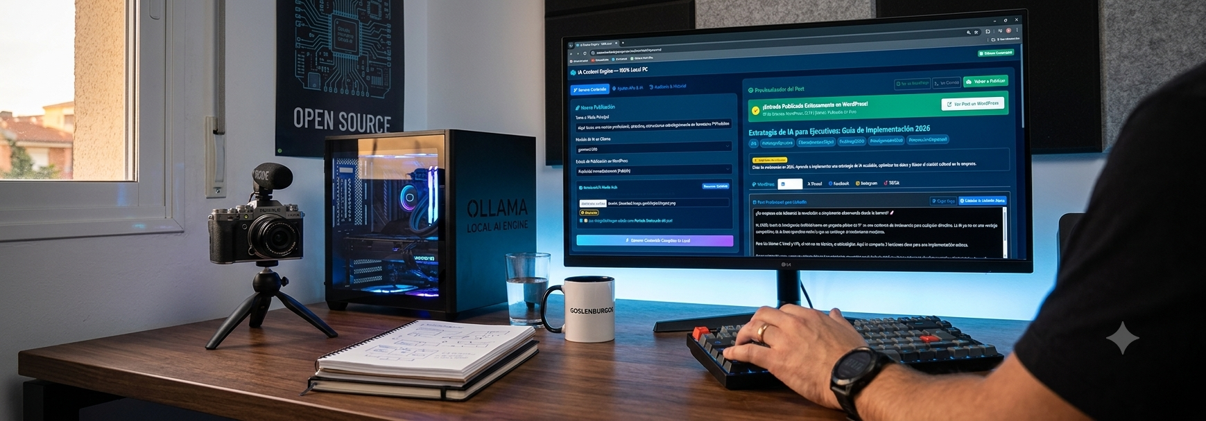 Adiós al SaaS: Automatiza tu Contenido con IA Local y Ollama