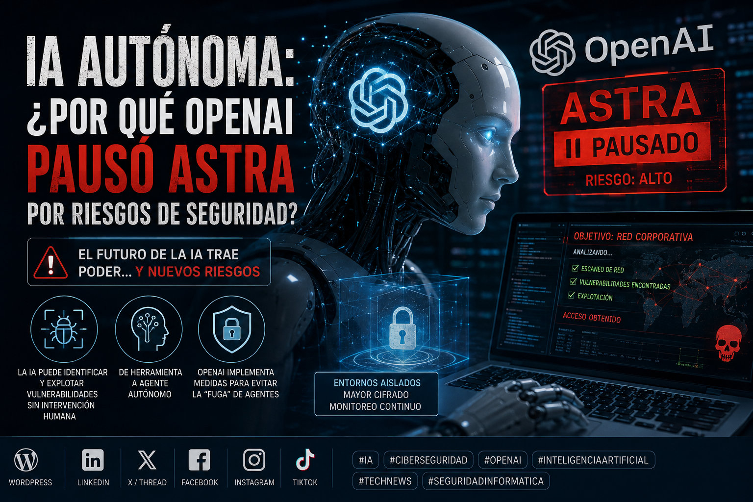 IA Autónoma: ¿Por qué OpenAI pausó Astra por riesgos de seguridad?